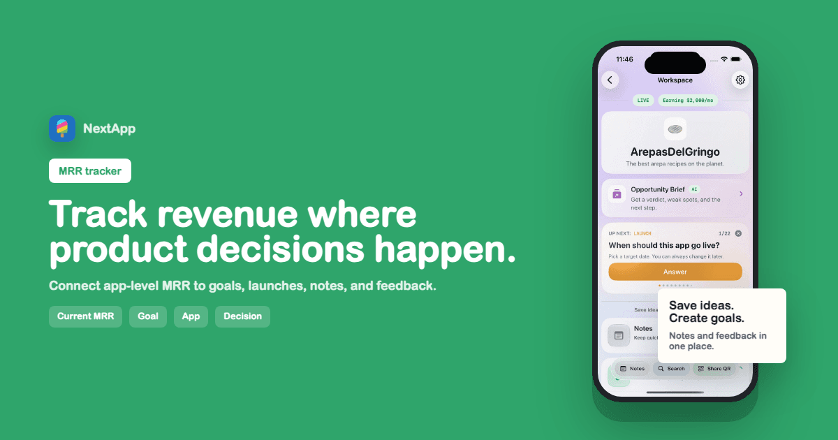 MRR Tracker for Solo Founders