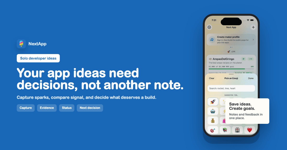 App Idea Tracker for Solo Developers
