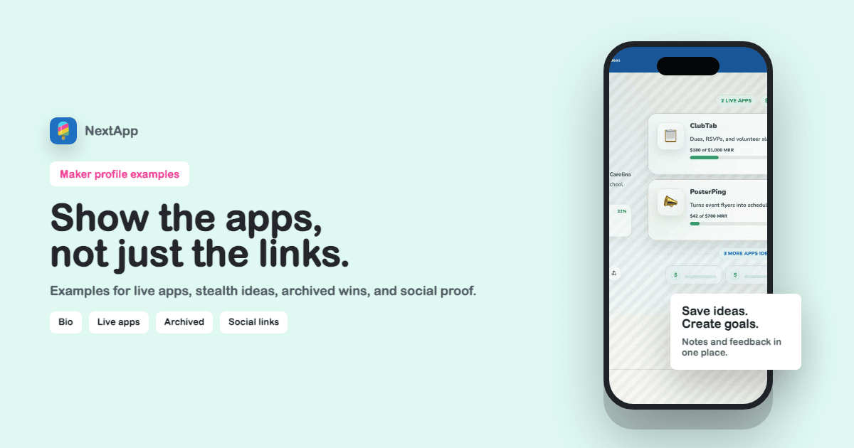 Maker Profile Page Examples: What to Put on a Public Builder Page